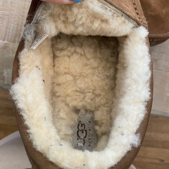 UGG MEN loafers leather genuine sheepskin slip ons - Picture 10 of 12